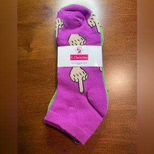 Socks  🧦. Women’s Finger Print Socks. New in package.